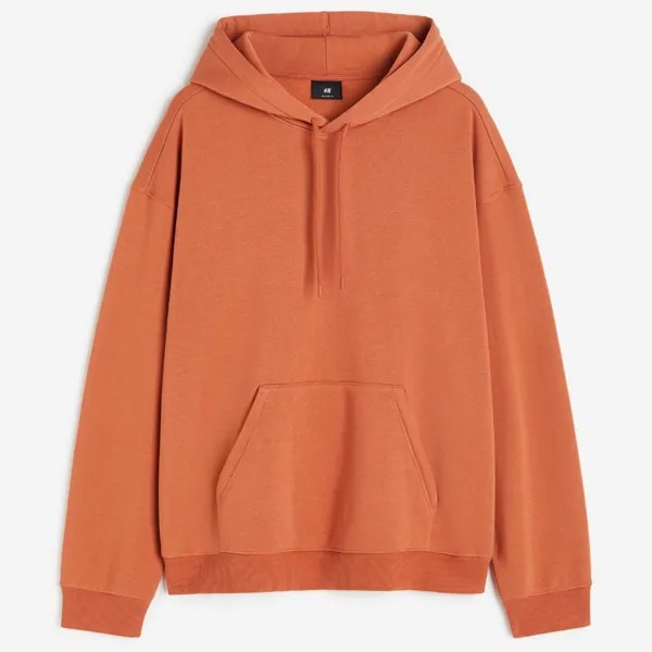 Толстовка H&M Relaxed Fit, оранжевый