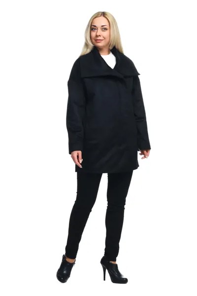 Пальто женское OLSI 1816001 черное 54 RU