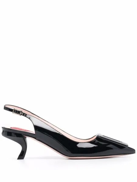 Roger Vivier туфли с пряжкой, черный