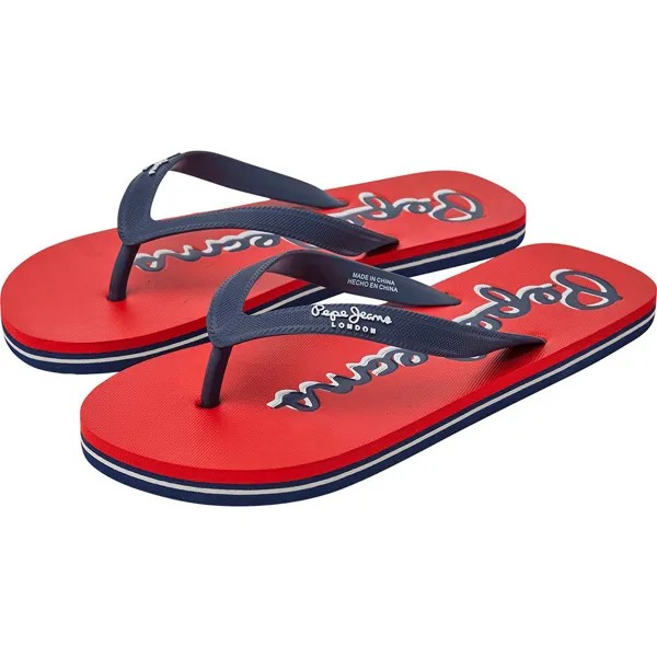 Шлепанцы Pepe Jeans Bay Beach Logo, красный