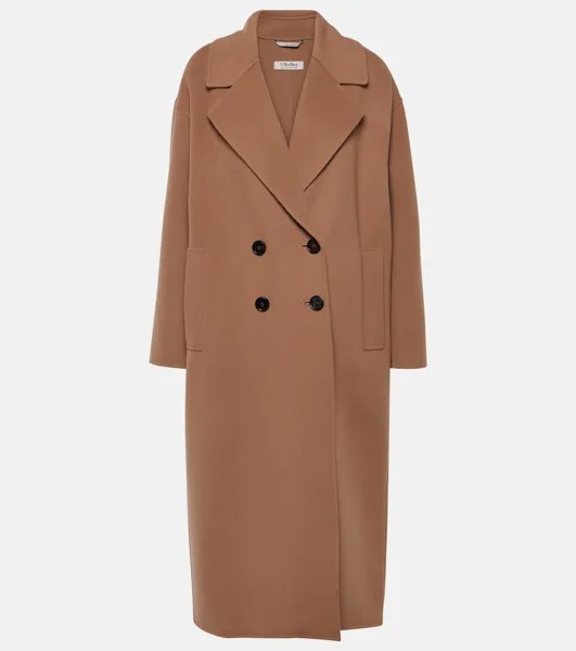 Голландское пальто из натуральной шерсти 'S Max Mara, коричневый