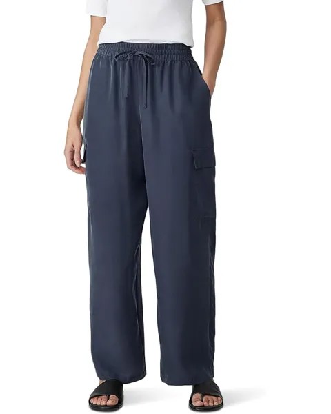 Брюки Eileen Fisher Wide Ankle Pants, цвет Ocean