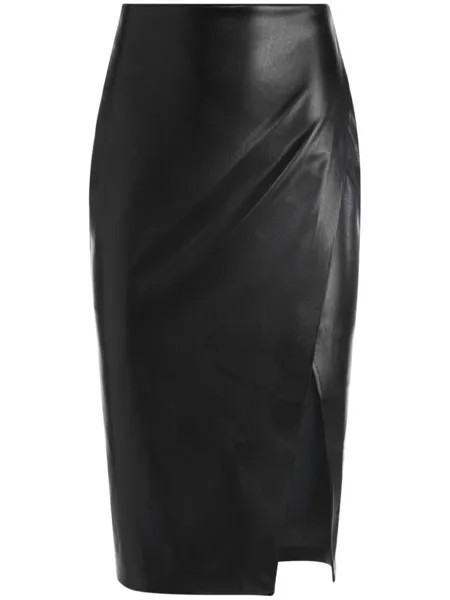 Alice + olivia юбка миди Siobhan с запахом, черный