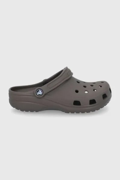 Шлепанцы Crocs, коричневый