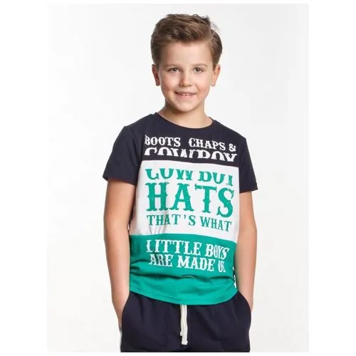Футболка Mini Maxi, размер 122, мультиколор