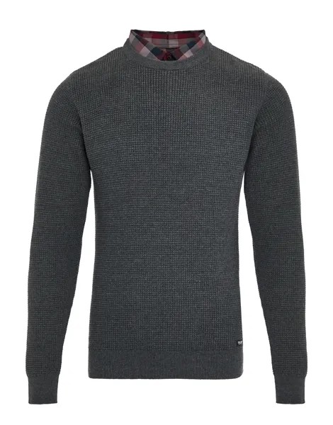 Пуловер Threadbare Strick Alexander, цвет Charcoal