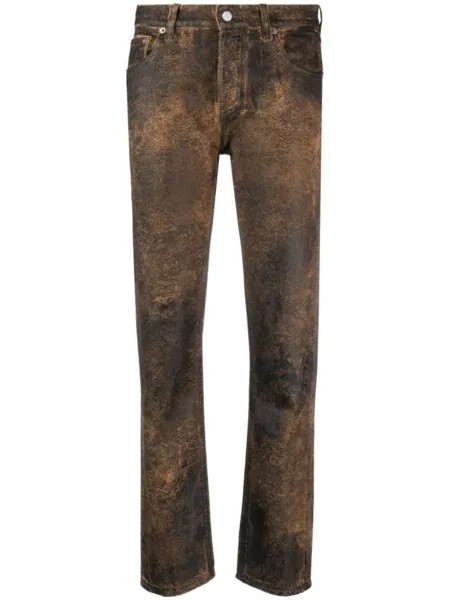 Ralph Lauren Collection прямые джинсы 750, коричневый