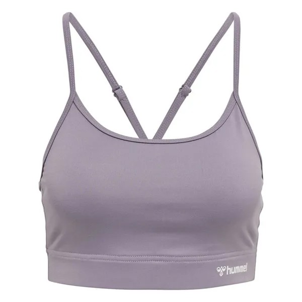 Hmlmt Chipo Padded Sports Bra женский спортивный бюстгальтер для занятий йогой с технологией Beecool HUMMEL, цвет blau