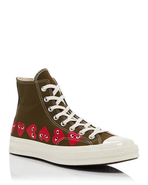 Высокие кеды Chuck Taylor унисекс из коллаборации с Converse Comme des Garçons, цвет Tan/Beige