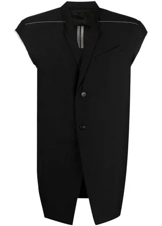 Rick Owens однобортный пиджак без рукавов