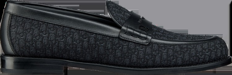 Кроссовки Dior Granville Loafer 'Dior Oblique - Black', черный