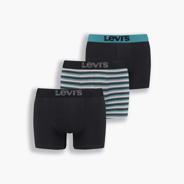 Боксеры мужские Levi's Giftbox Yd Multicolor Stripe Boxer Brief разноцветные XL