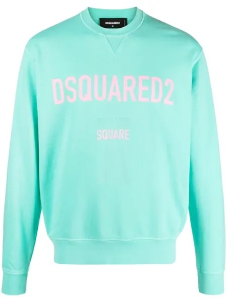Dsquared2 толстовка с логотипом, синий