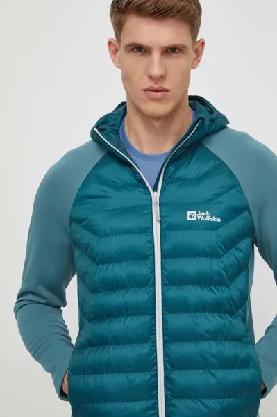 Спортивная куртка Routeburn Pro Hybrid Jack Wolfskin, зеленый