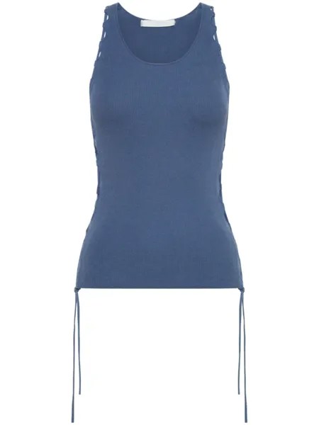 Топ Bichrome с вырезами Dion Lee, синий