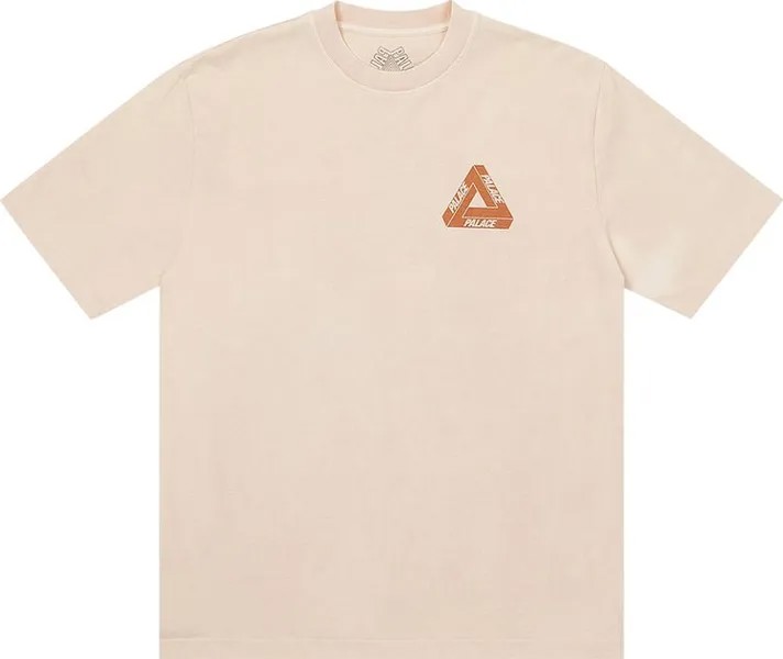 Футболка Palace Reacto Tri-Ferg T-Shirt 'Orange', оранжевый