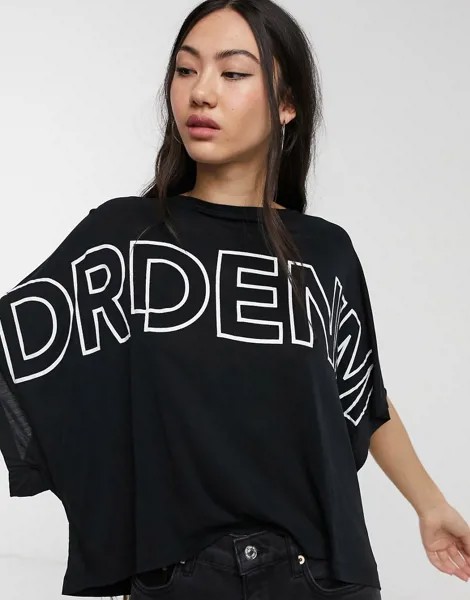 Черный топ Dr Denim