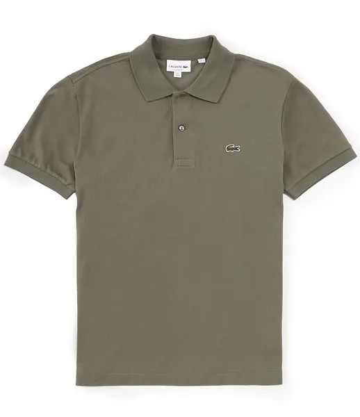 Рубашка поло с короткими рукавами Lacoste Classic Pique, зеленый