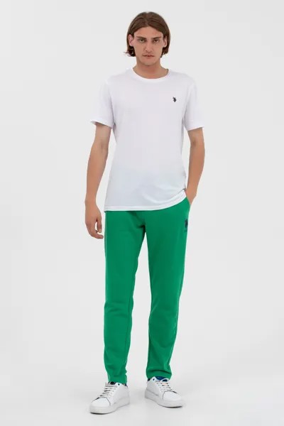 Спортивные брюки мужские U.S. POLO Assn. G081SZ0OP-000-1574069-HENBIXIY023 зеленые M