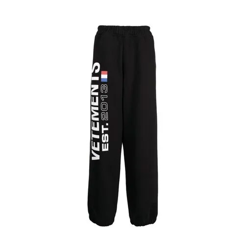 Брюки джоггеры Vetements, размер XL, чёрный