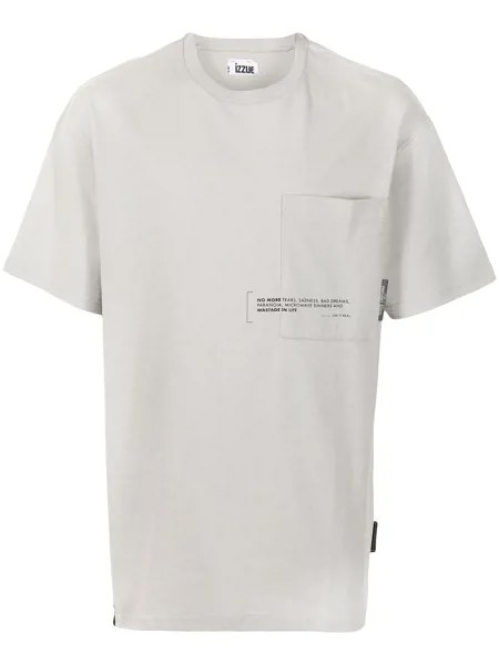 Izzue футболка с круглым вырезом и надписью