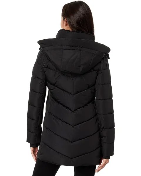 Пуховик Calvin Klein Scuba Side Puffer, черный