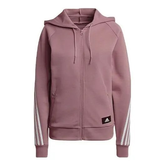Куртка w fi 3s fz reg спортивная куртка с капюшоном фиолетовая Adidas, фиолетовый