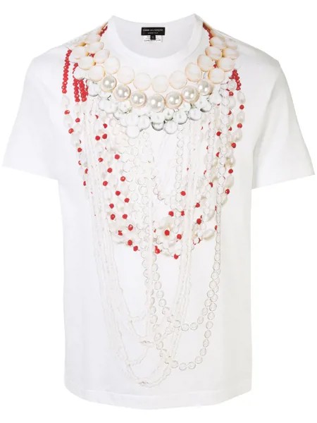 Comme Des Garçons Homme Plus футболка с принтом
