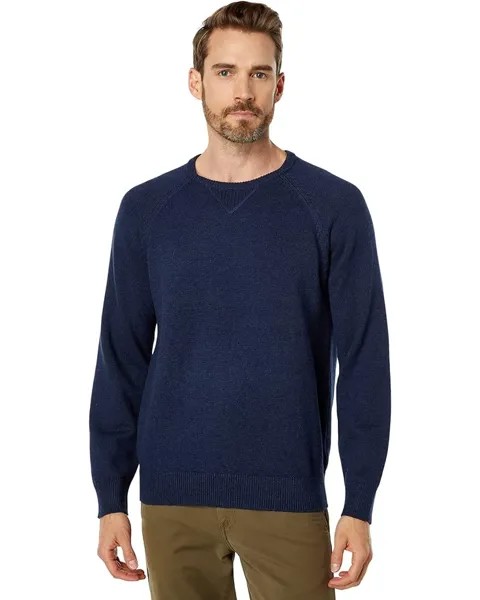 Свитер L.L.Bean Wicked Soft Cotton Cashmere Crew, нави