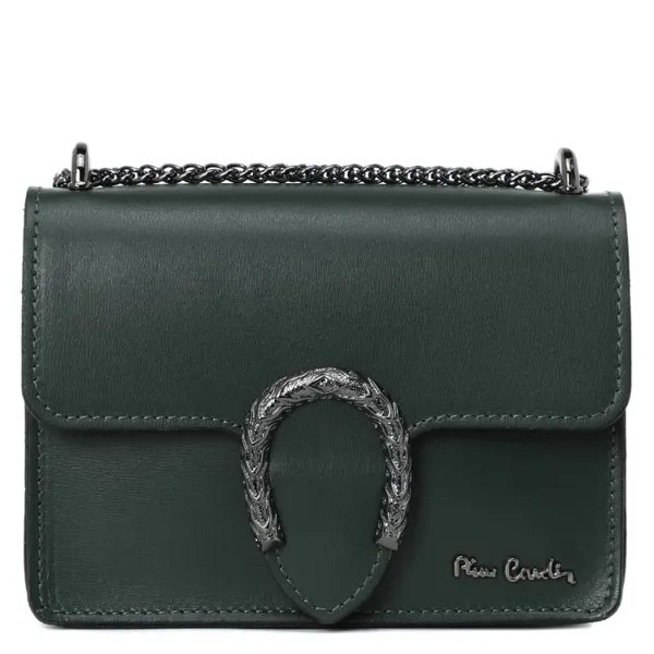 Сумка женская Pierre Cardin 1924 BOX темно-зеленая
