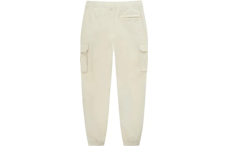 Трикотажные спортивные штаны унисекс цвета Off White The North Face, кремовый