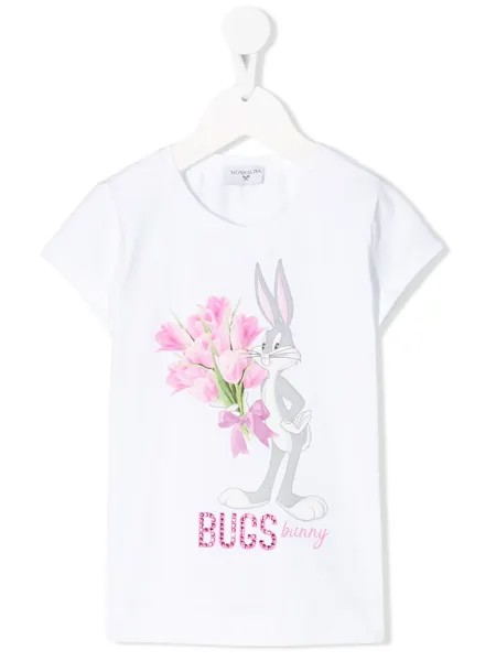 Monnalisa футболка с принтом Bugs Bunny