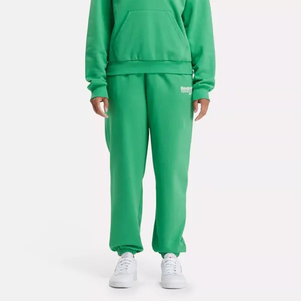 Флисовые брюки ID Energy Reebok, зеленый
