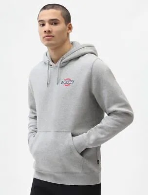 Dickies Ruston Hoodie Mens Grey Melange Sportswear Sweatshirt Athletic Hoody