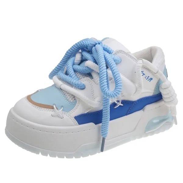 Кроссовки ABCYLM Skateboarding Shoes Women's Low-top, синий