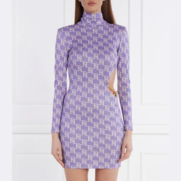 Платье Elisabetta Franchi, фиолетовый