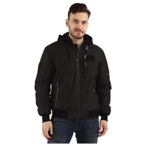 Мужская куртка A PASSION PLAY, демисезонная, SQ68553, цвет черный, размер 48