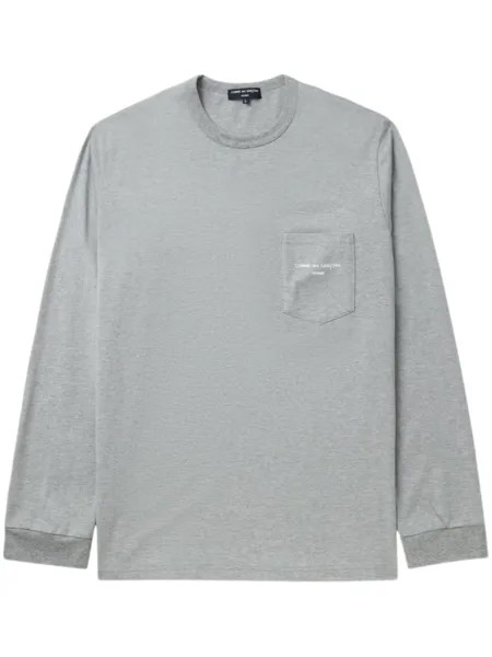 Comme des Garçons Homme футболка с логотипом, серый
