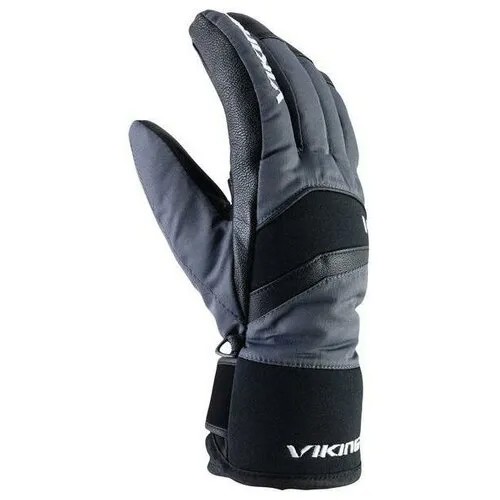 Перчатки Viking, серый, черный