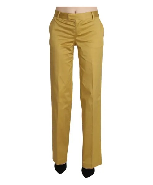 Прямые деловые брюки брюки Just Cavalli, желтый
