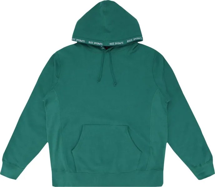 Толстовка Supreme Channel Hooded Sweatshirt 'Light Pine', зеленый