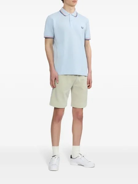 Fred Perry рубашка поло с вышитым логотипом, синий