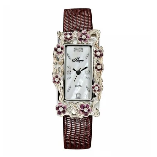 Наручные часы Flora Часы наручные Flora 1232S1-A1L2 Сакура, серебряный