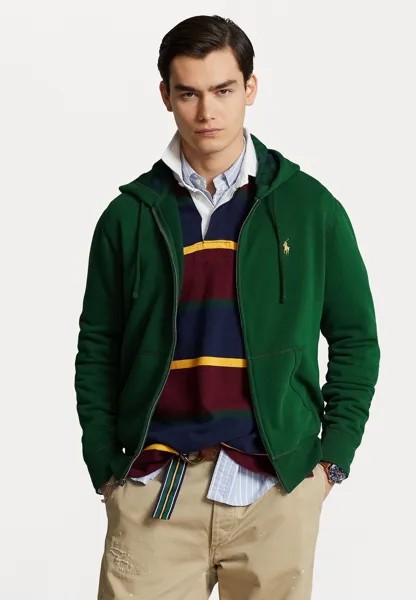 Толстовка на молнии LONG SLEEVE Polo Ralph Lauren, охотничий клуб зеленый
