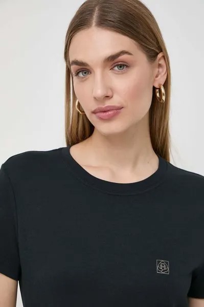 Футболка из хлопка Marella, черный