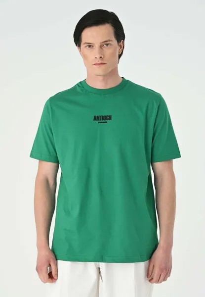 Футболка базовая CREW NECK Antioch, цвет duck green