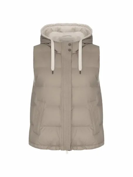 Стеганый жилет с цепью мониль Brunello Cucinelli