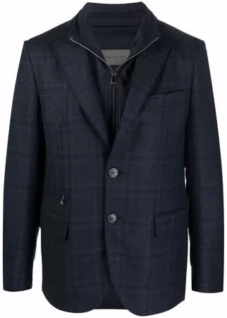 Corneliani шерстяной пиджак в клетку