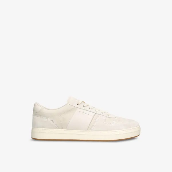 Низкие кроссовки Fascia из замши Hogan, белый