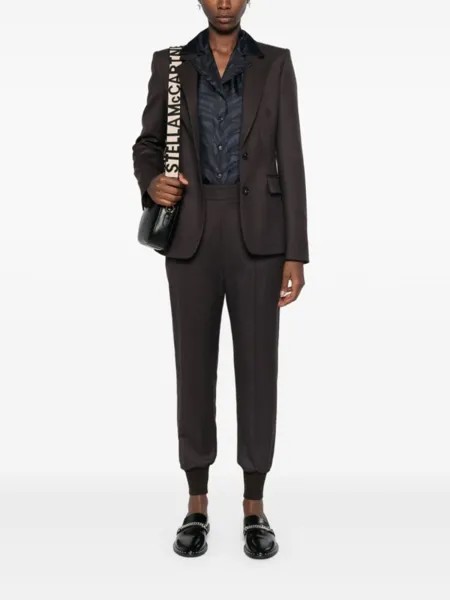 Stella McCartney шерстяной пиджак, серый
